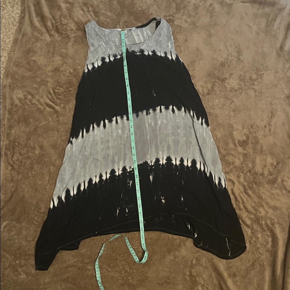Tie dye dress/ bathing suit cover